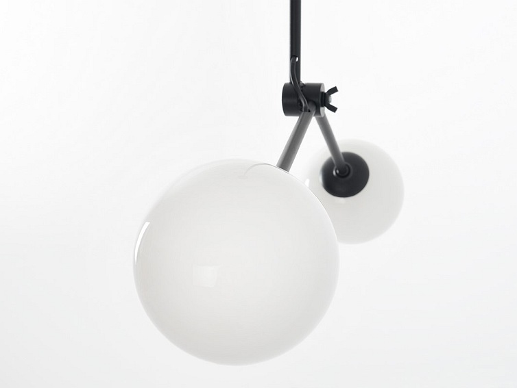 Lampa wisząca CATKIN TWINS – czarny