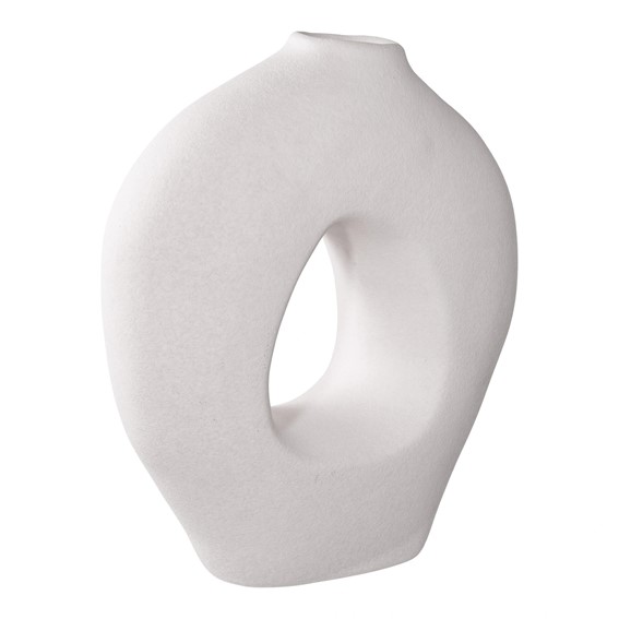 Wazon z Dziurą 27,5cm Biały