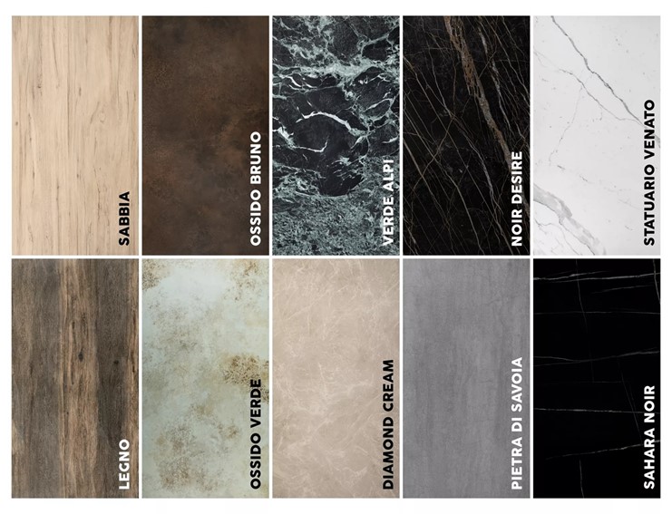 Stół WESTIN Ceramic Sabbia (160-240)x90 Czarny/Jasny Brąz