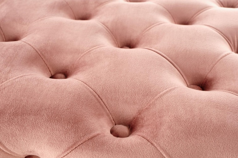 Ławka ATHENA Różowy/Złoty