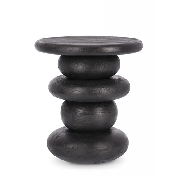 Stolik Kawowy LOPEZ fi40 Czarny