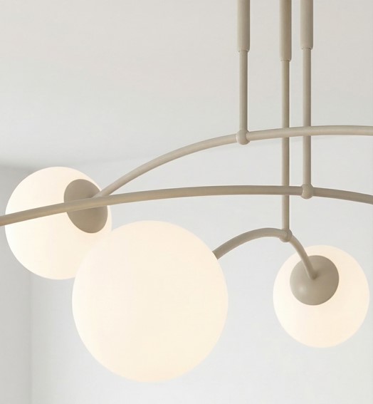 Lampa Sufitowa PREGOS 6 Beżowy/Biały