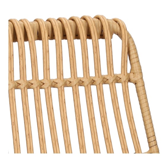 Krzesło SURABAYA Naturalny/Czarny