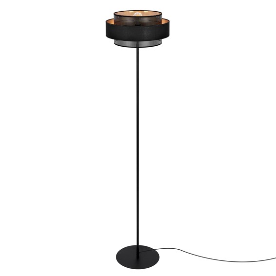 Lampa Podłogowa AMOS K-5285 Czarny/Złoty