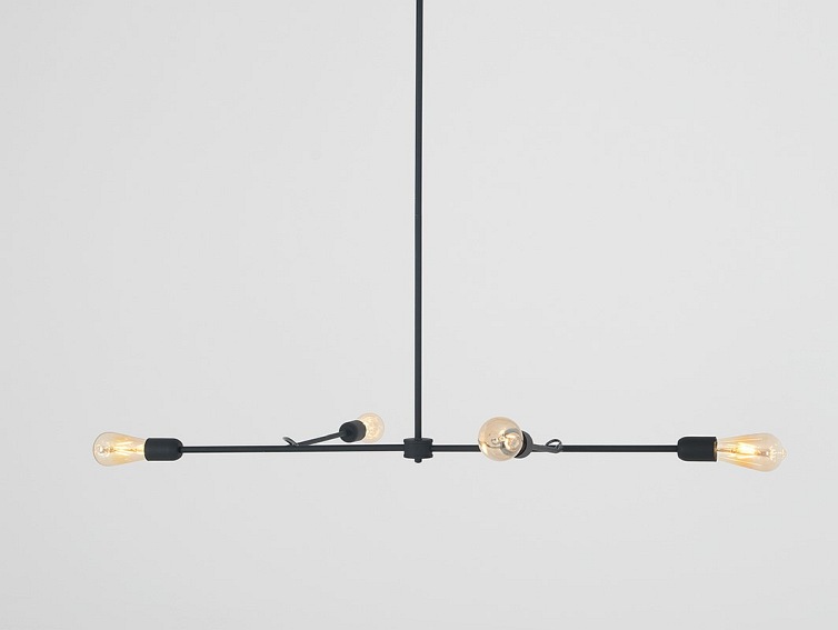 Lampa wisząca TRISO 4 – czarny