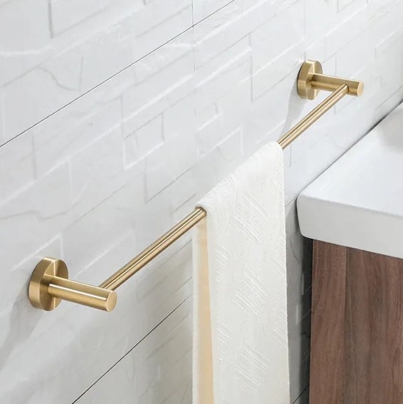 Wieszak na Ręcznik Pojedyńczy MIST 01 Złoty