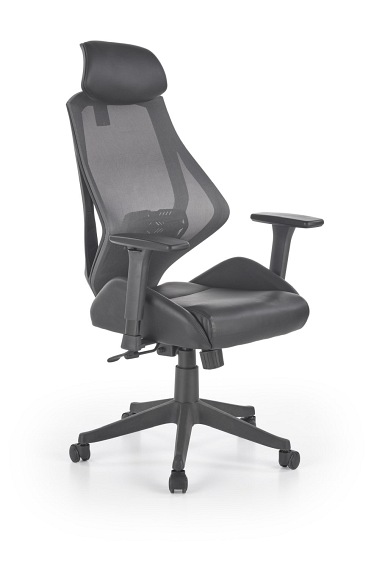 Fotel ergonomiczny HASEL Czarny/Popiel