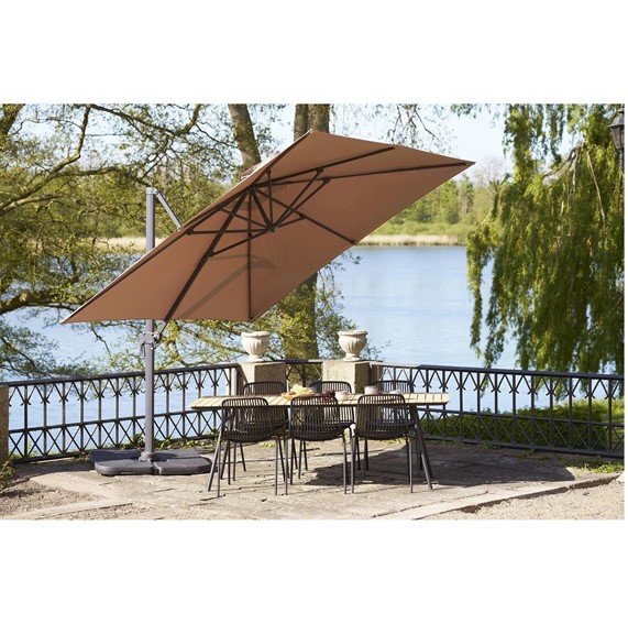Parasol Ogrodowy BAZA 295cm Beżowy