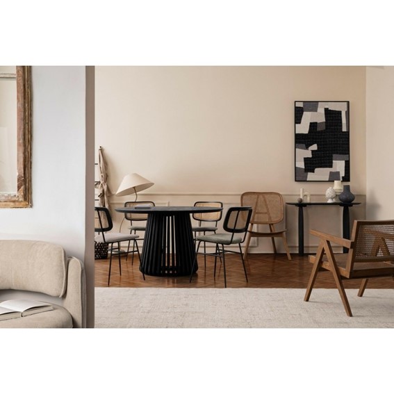 Stół Jadalniany ODION fi130 Czarny