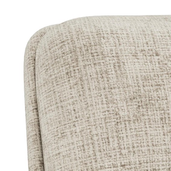 Fotel SUTON z Podnóżkiem Beżowy