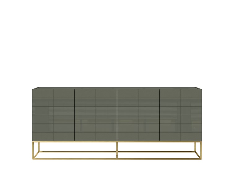 Komoda ROSE HILL RH01 Złoty/Zielony