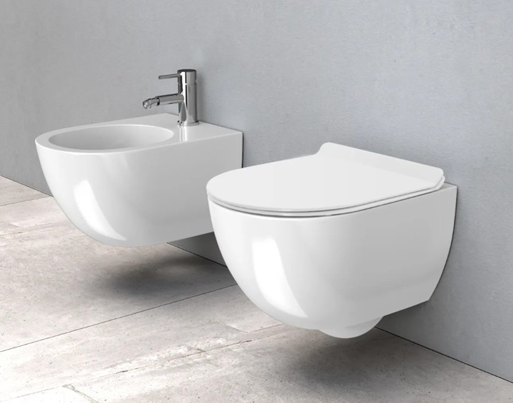 Misa WC CARTER RIMLESS Biały