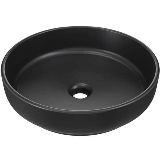 Umywalka Nablatowa RIVER Czarny Mat