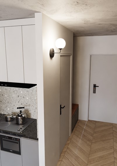 Kinkiet PREGOS K1 Czarny