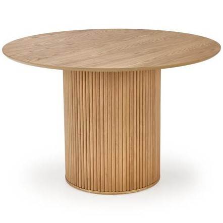 Stół Okrągły LOPEZ fi120 Dąb Naturalny