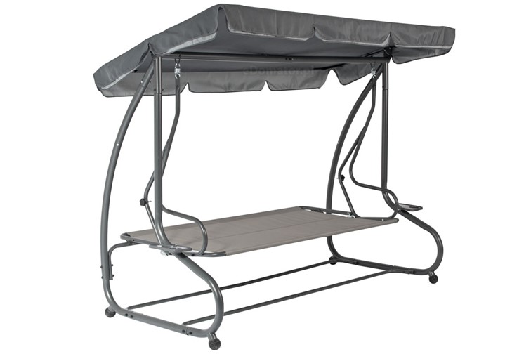 Huśtawka Ogrodowa GRACJA Rozkładana Szary