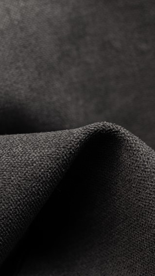 Tkanina LINO 17 Grafitowy (1 mb)