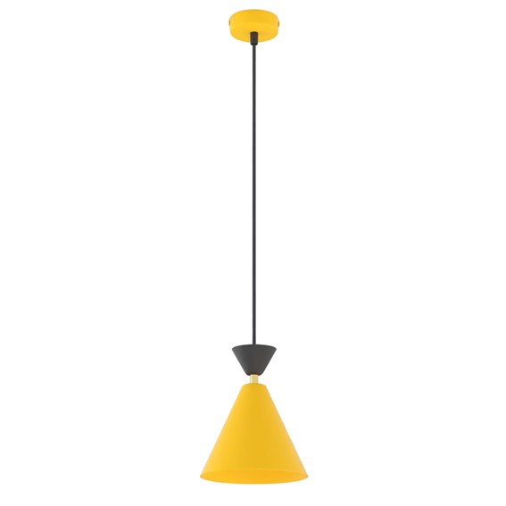 Lampa Wisząca KLEVER 1 Pomarańczowy/Czarny
