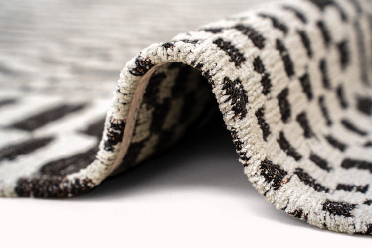 Dywan BERBER CAIDAL 9651 240x340 cm Szary/Czarny