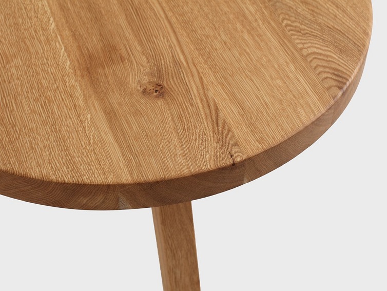 Stół Kawowy Treben 60x45 Dąb Lity Gładki