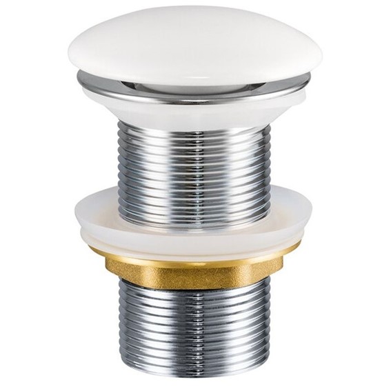 Korek do Umywalki Biały Połysk