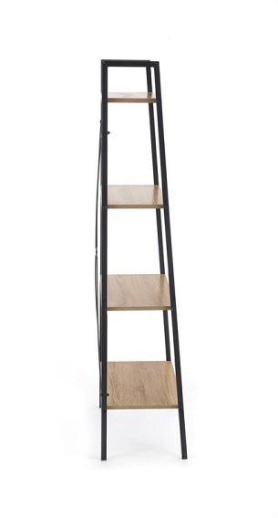 Regał Narvik Reg-2 32x60x148 Czarny/Dąb Sonoma