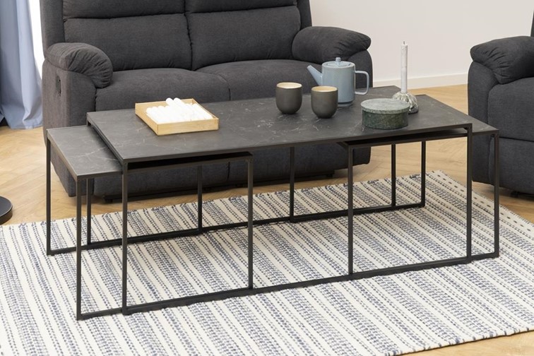 Komplet Stolików INFINITY Czarne