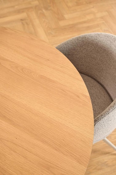 Stół SOLI fi120 Naturalny/Beżowy