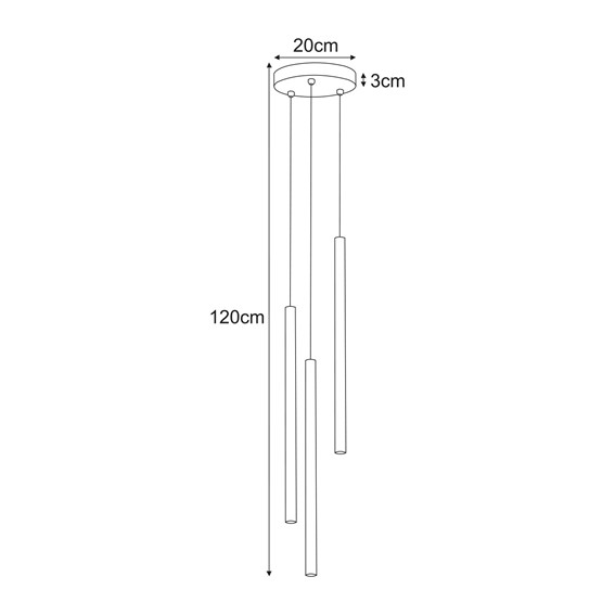 Lampa Wisząca SUNO K-5836 Beż