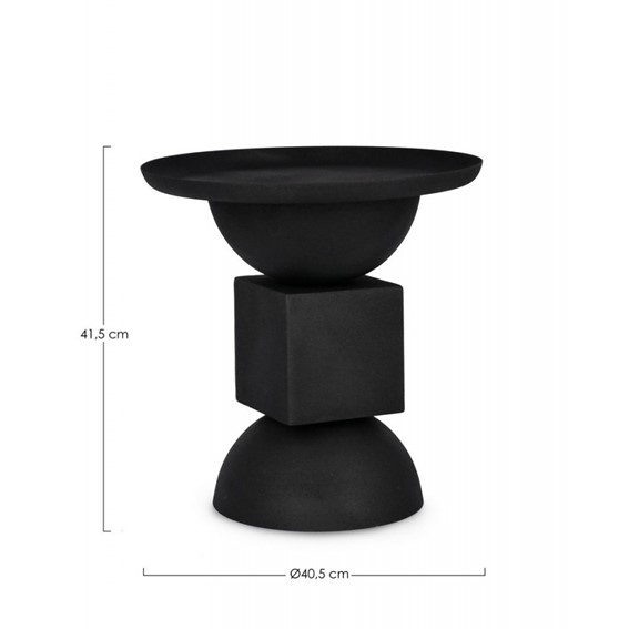 Stolik Kawowy ALKA fi40,5 Czarny