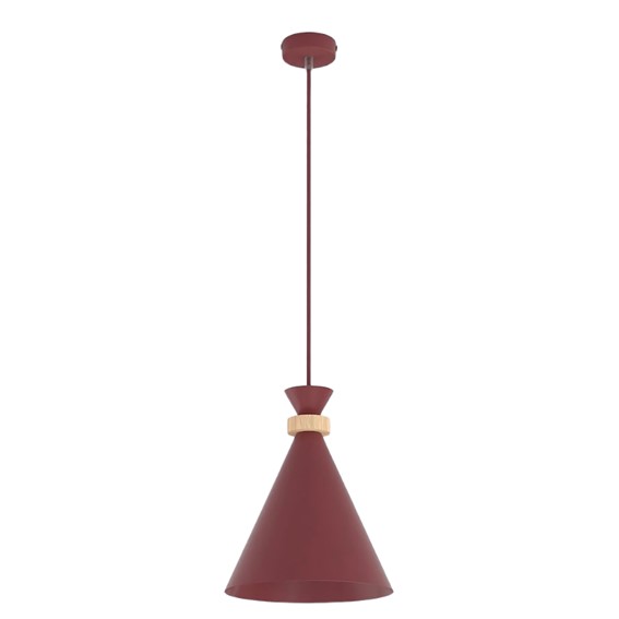 Lampa Wisząca ZERO 1 Burgundowy