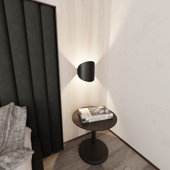 Kinkiet FORM 3 Czarny