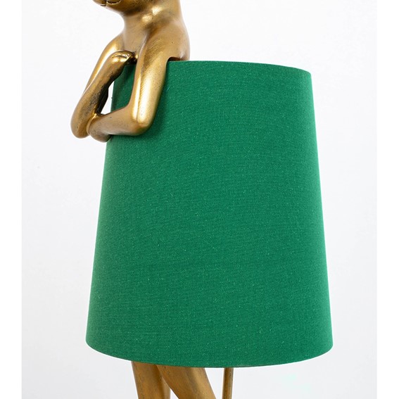 Lampa Stołowa RABBIT 68cm Złoty/Zielony