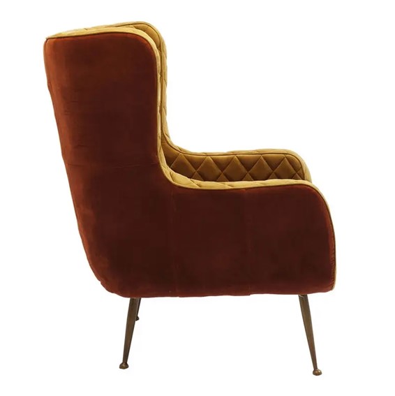 Fotel NONNA Brązowy