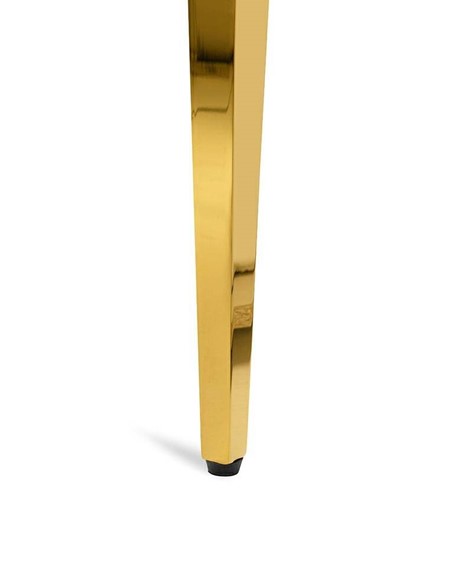 Stół MAISON 130 Marmur/Złoty