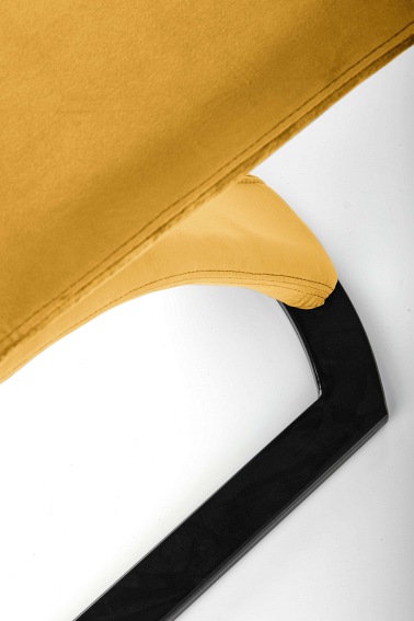 Krzesło K442 Czarny/Musztardowy