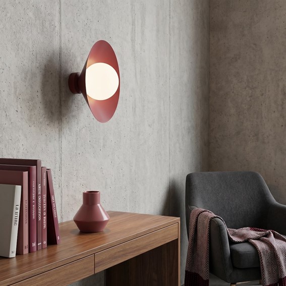 Kinkiet MONO K1S Burgundowy/Opal