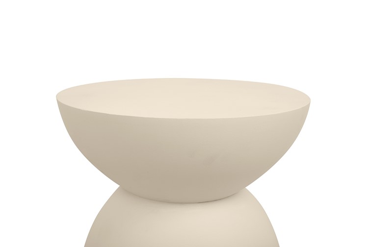 Stolik ARENE Fi38,5cm Beżowy