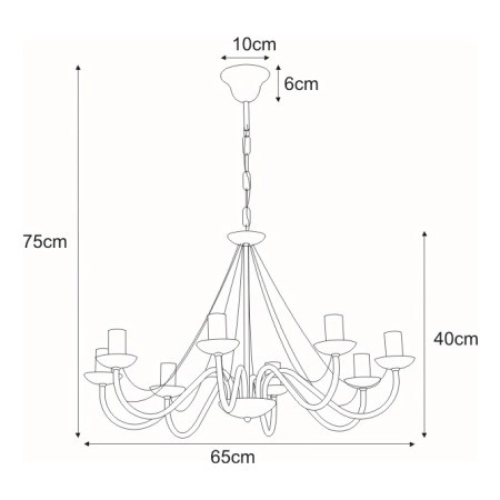 Lampa Wisząca BARTEZ K-3992 Czarny