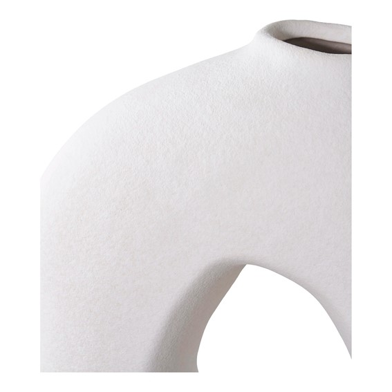 Wazon z Dziurą 27,5cm Biały