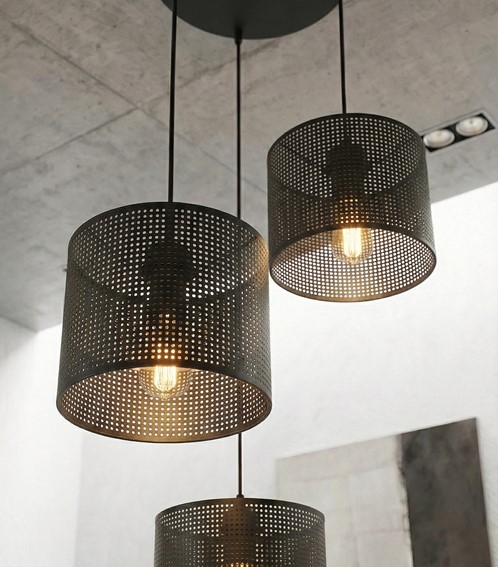 Lampa Wisząca LUX 3 PREM Czarny