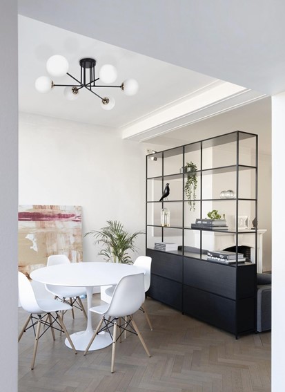 Lampa Sufitowa ISLA K-4915 Czarny/Patyna/Biały Matowy