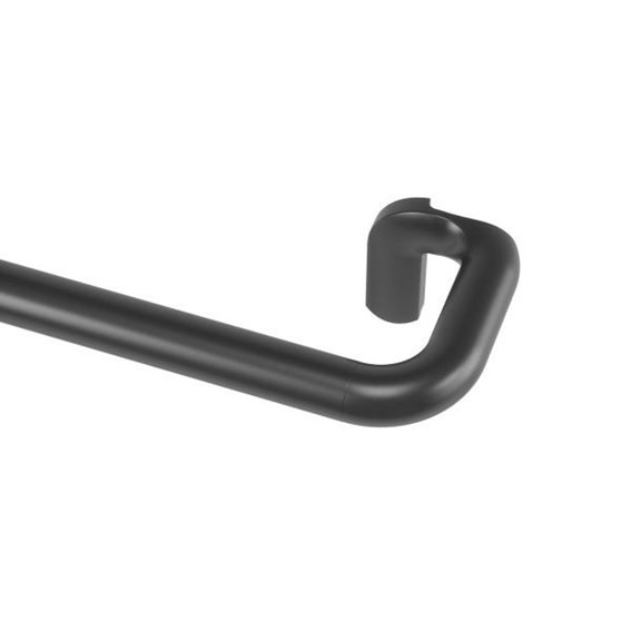 Karnisz TWILIGHT 76-213cm Czarny