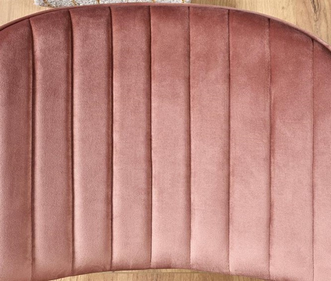 Krzesło K499 Złoty/Różowy