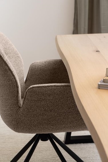 Stół MALIKA Dąb Bielony Prostokątny