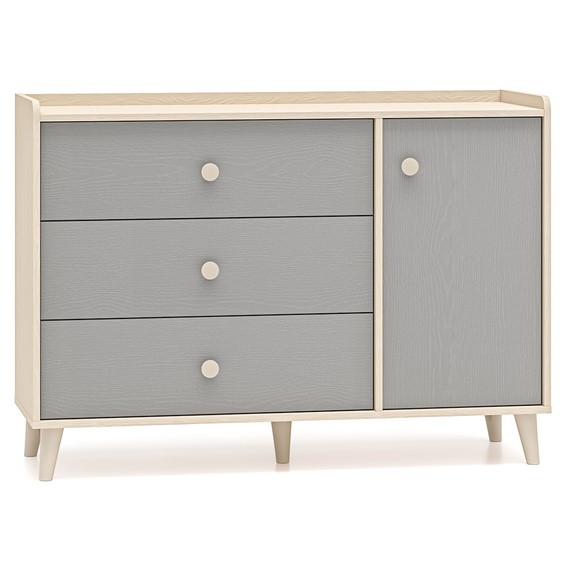 Komoda MEVEL 05 Beżowy/Szary