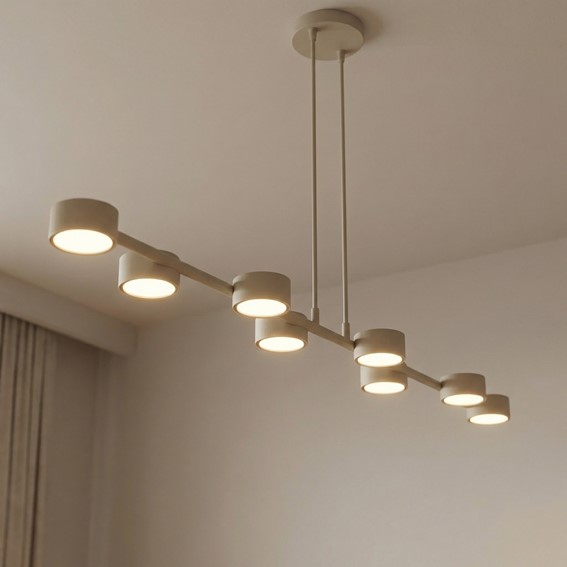 Lampa Wisząca MEGARA 8 Beżowy