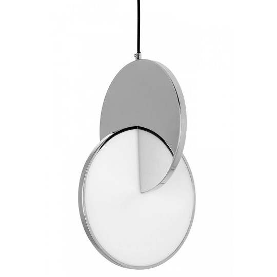 Lampa Wisząca DISCO Srebrny/Biały