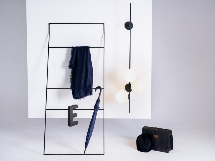 Lampa Ścienna Bobler 2 Connect 40x150 Czarny