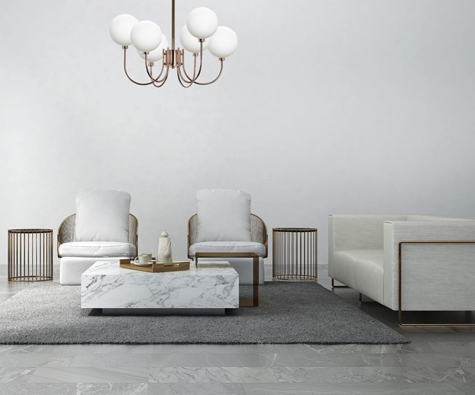 Żyrandol FREIA 6 Złoty